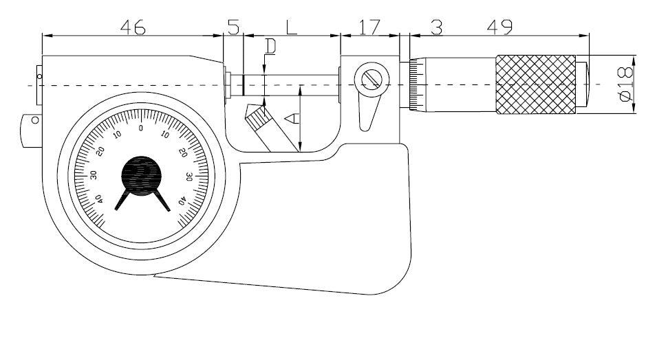 152-02-0 - MIKROMETR S INDIKÁTOREM