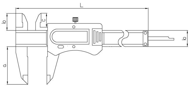 307-08-4 - SCALE LCD DISPLAY