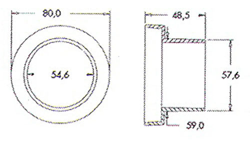 81210.1 - ADAPTER 5.76CM