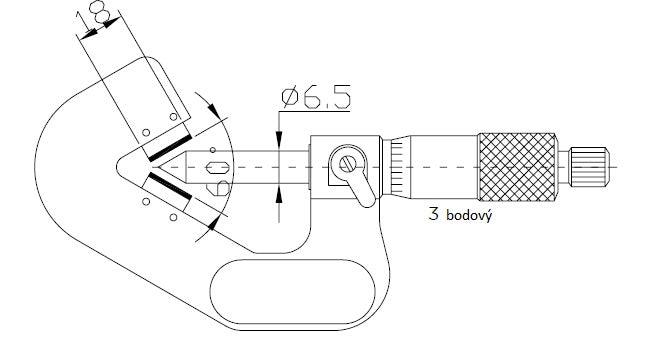 151-01-0 - MIKROMETR S PRISMAT. DOTEKEM
