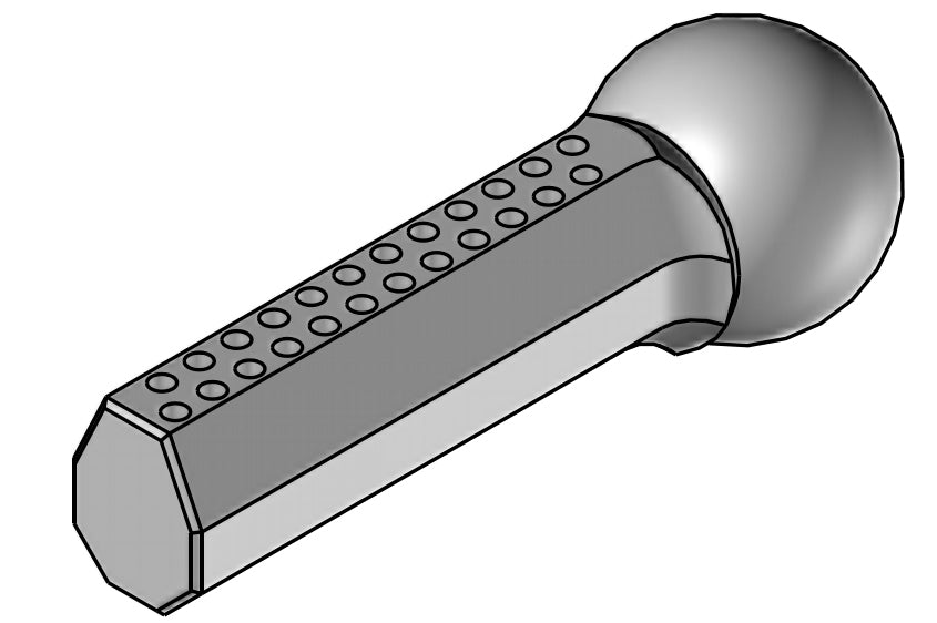 LDL-22-24x2 - diagonální tryska dlouhá 24