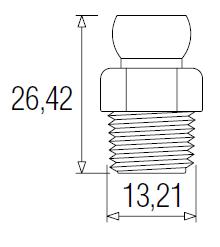 69545BLK.1 - THREADED NECK